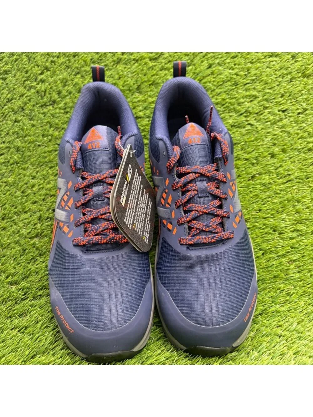 New Balance 412 Mens Size 11.5 4E Blue Industrial Alloy Toe Safety Work Shoes